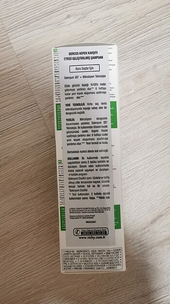 VICHY Vichy dercos anti pelliculaire kepek şampuanı