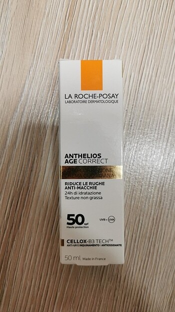 La roche posay anthelios age correct güneş kremi