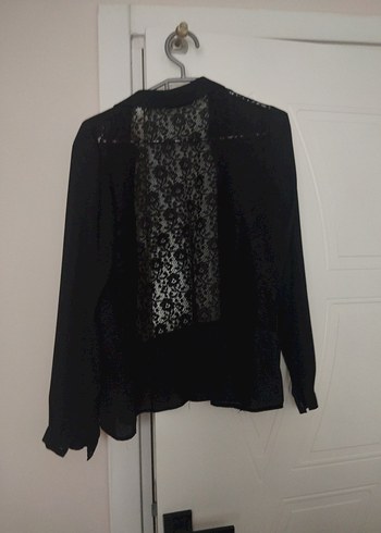 Uzun Siyah Gotik Nakışlı Elbise - Görsel 4