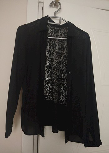 Uzun Siyah Gotik Nakışlı Elbise - Görsel 3