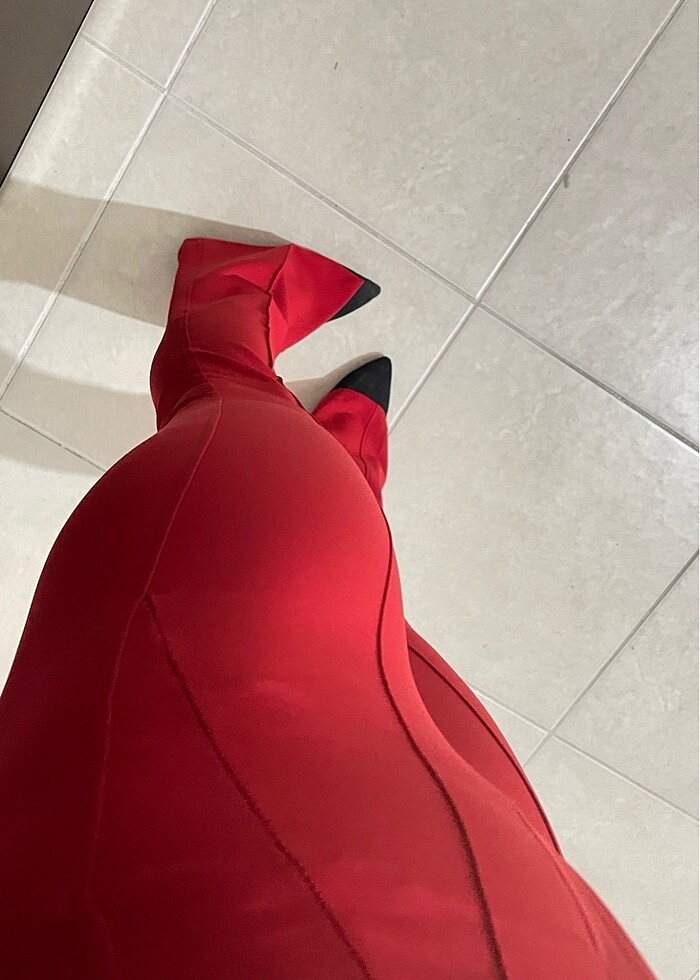 #Bershkapantolon #kırmızı #pantolon #likralı - Görsel 4