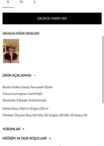 Bordo ışıltılı Uzun Saten Elbise - Görsel 6