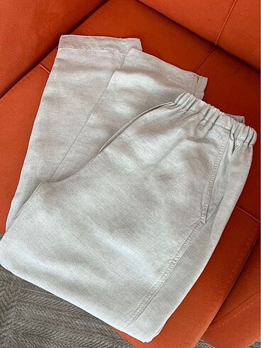 Oysho keten pantolon(55%keten 45%viskoz)