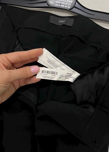 Roman siyah kumaş pantolon - Görsel 3