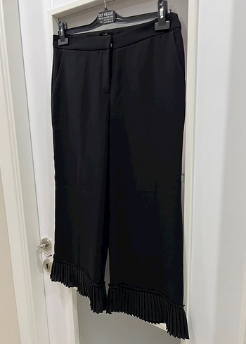 Roman siyah kumaş pantolon - Görsel 6
