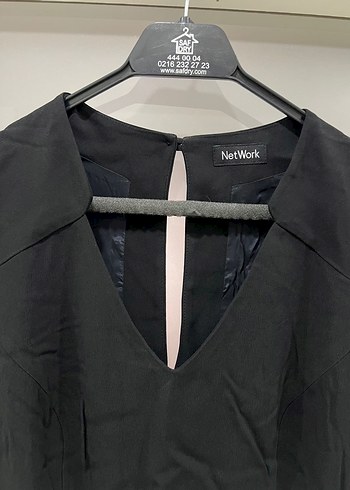 NetWork siyah elbise - Görsel 5