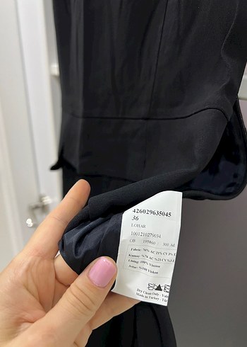 NetWork siyah elbise - Görsel 3