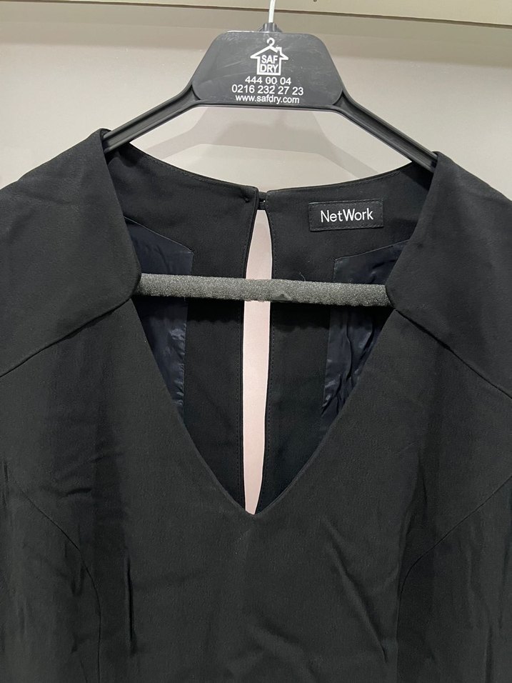 NetWork siyah elbise - Görsel 5