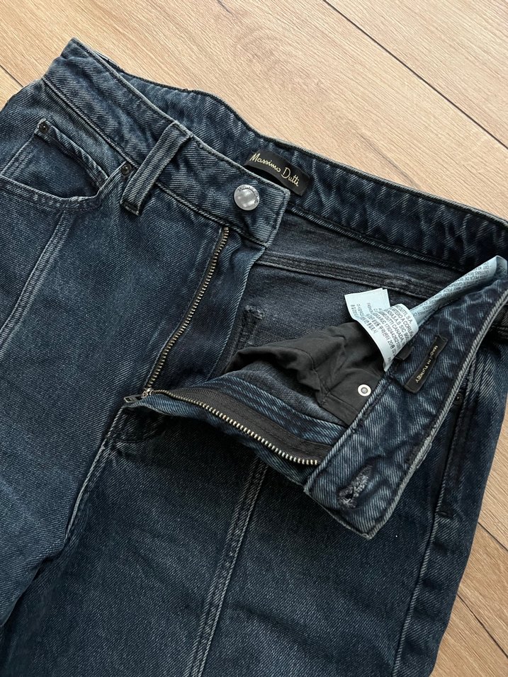 Massimo Dutti yüksek bel jean - Görsel 4