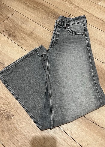 Zara relaxed fit orta bel jean - Görsel 4