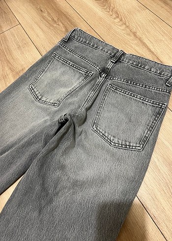 Zara relaxed fit orta bel jean - Görsel 6