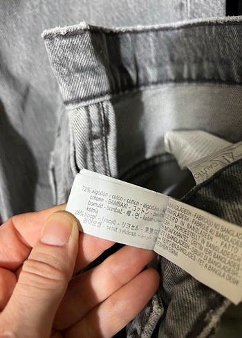 Zara relaxed fit orta bel jean - Görsel 10