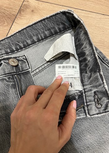 Zara relaxed fit orta bel jean - Görsel 3