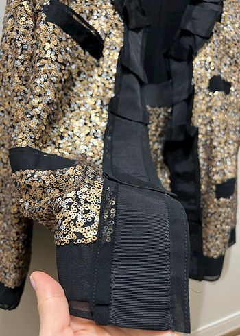 İpekyol payetli ceket/etek takım M beden - Görsel 4