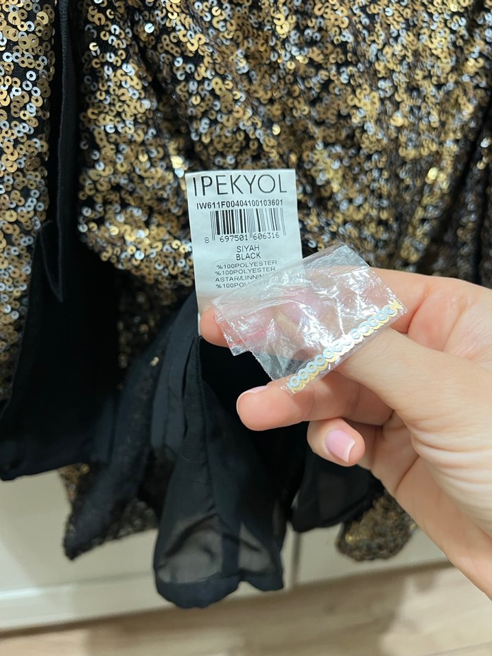 İpekyol payetli ceket/etek takım M beden - Görsel 5