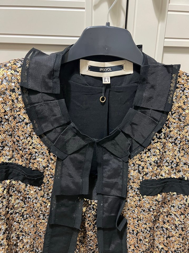 İpekyol payetli ceket/etek takım M beden - Görsel 2