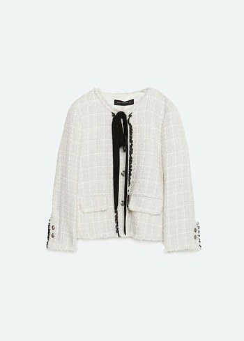 Zara tüvit ceket - Görsel 11