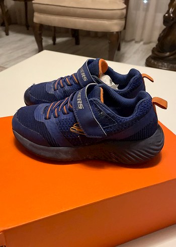 Skechers Erkek Çocuk Mavi Spor Ayakkabı - Görsel 2