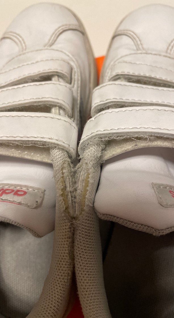 Beyaz Adidas Cırtlı Spor Ayakkabı - Görsel 5