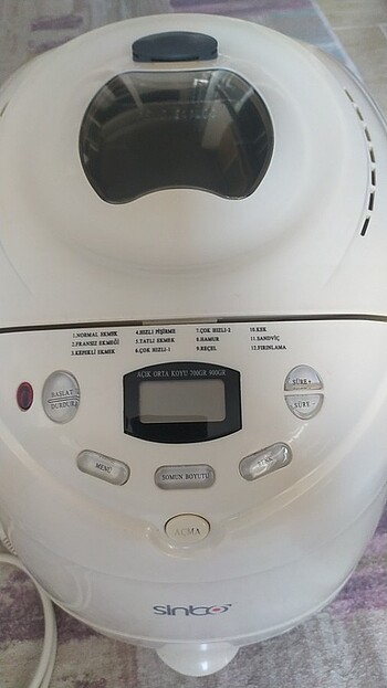 Sinbo Ekmek Yapma Makinaesi - Görsel 3