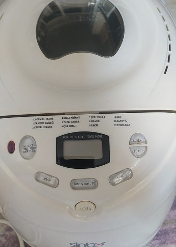 Sinbo Ekmek Yapma Makinaesi - Görsel 3