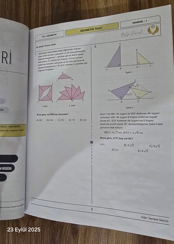  Beden Bilgi Sarmal TYT Geometri Branş Denemeleri 14x10