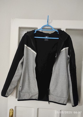 Nike Gri Fermuarlı Erkek Sweatshirt