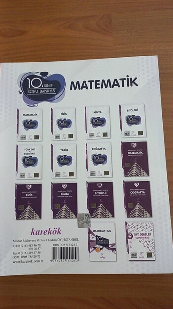  Karekök yayınları 10.sınıf matematik soru bankası 