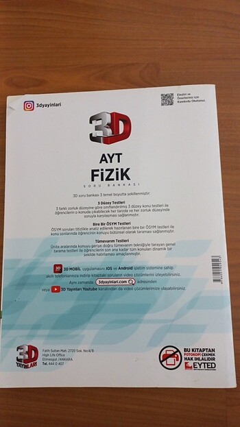  3D AYT FİZİK