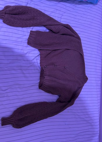 Trendyolmilla Kahverengi Crop Hırka