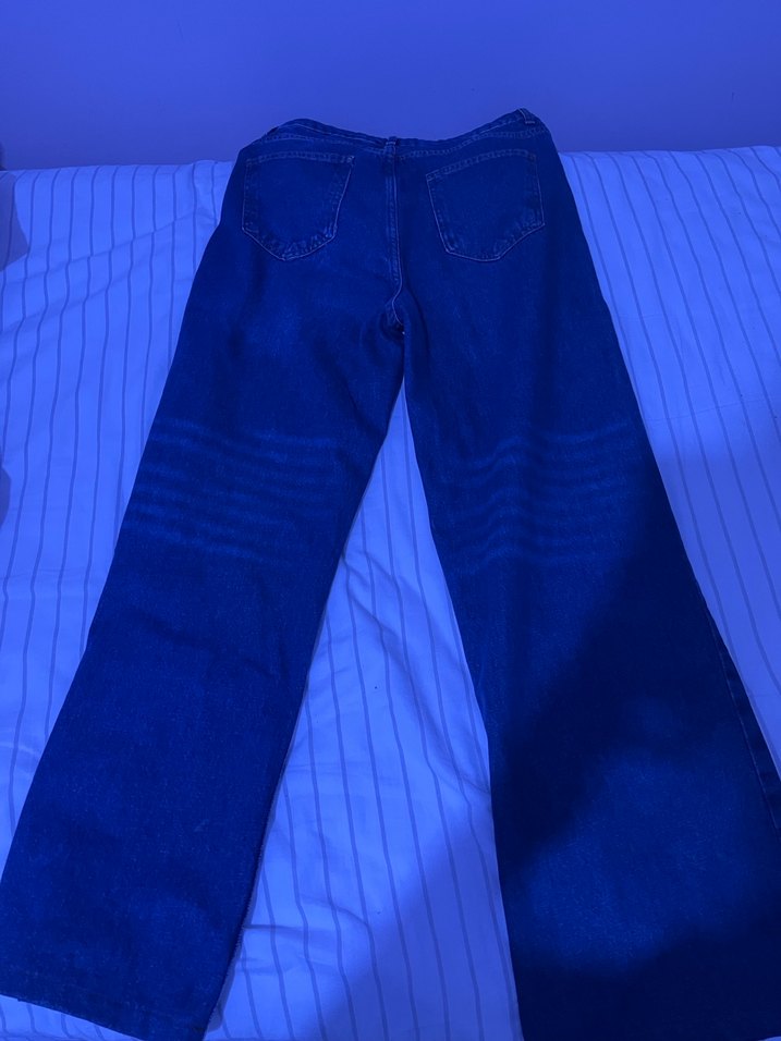 Bol Kesim Kot Pantolon - Görsel 2