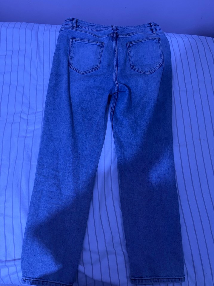 Açık Mavi Mom Jean - Görsel 2