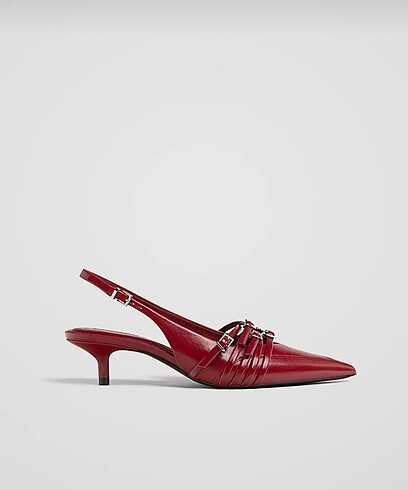 Stradivarius Bordo ayakkabı