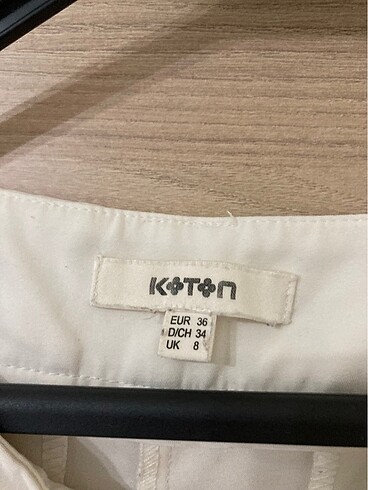 Koton Koton beyaz kumaş pantolon