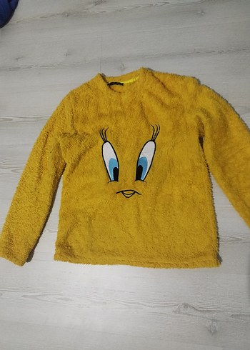 38 Beden Sarı Kadın Triko Eşofman Takımı