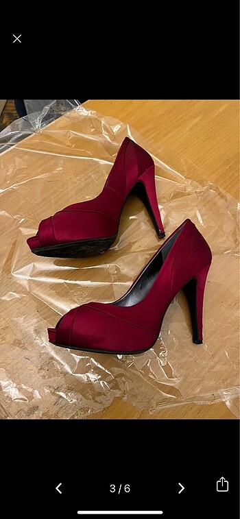 37 Beden Nine west saten topuklu kadın ayakkabı