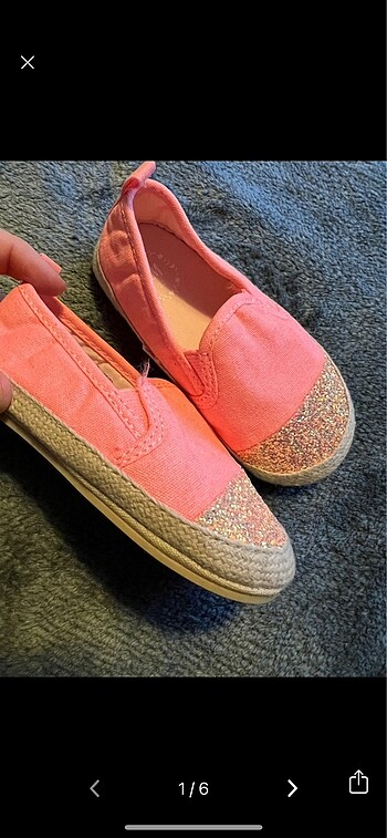 H&M kız bebek espadril