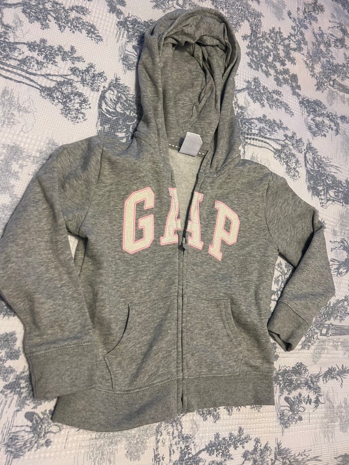 GAP kids Gri Melanj Kapüşonlu Eşofman Takımı — görsel 2/10