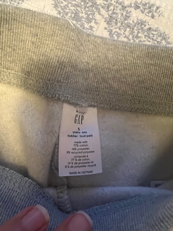 GAP kids Gri Melanj Kapüşonlu Eşofman Takımı — görsel 6/10