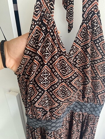 Yessica Penye boyundan bağlamalı elbise