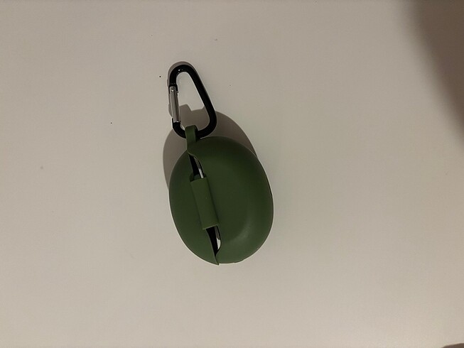 Huawei Freebuds 4i haki yeşil silikon kılıf - Görsel 2