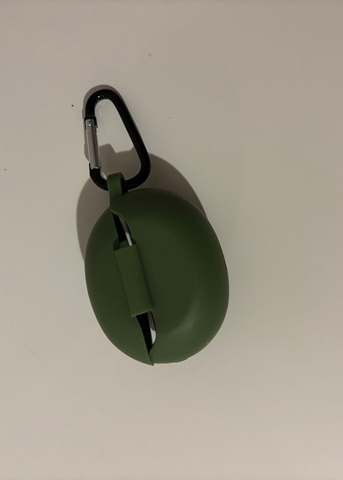 Huawei Freebuds 4i haki yeşil silikon kılıf - Görsel 2