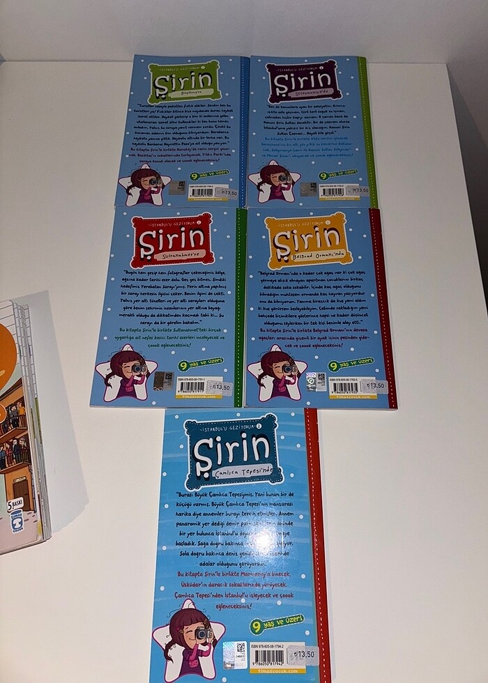 Şirin serisi istabul?u geziyorum -2 serisi 5?li kitap (1set) - Görsel 2