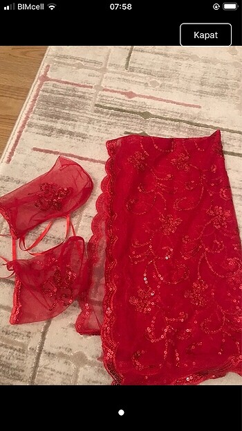 Kına sepeti kına konvoy malzemesi kına başörtüsü  erkek kına baş - Görsel 4