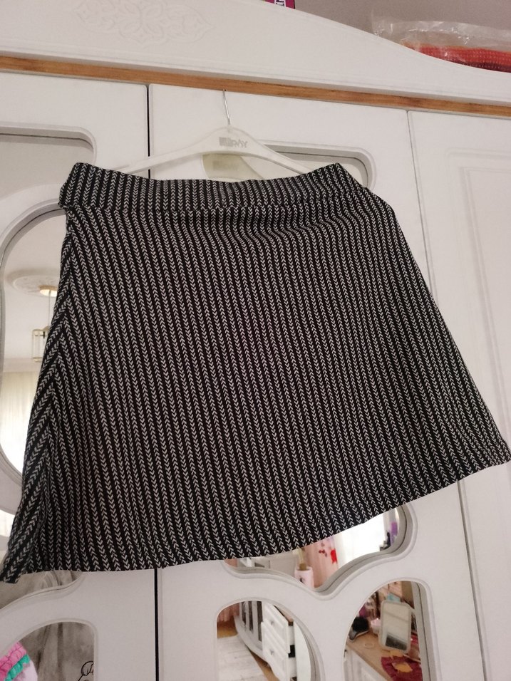 Kadın Gri Pilili Midi Etek adet fiyatı dir - Görsel 5