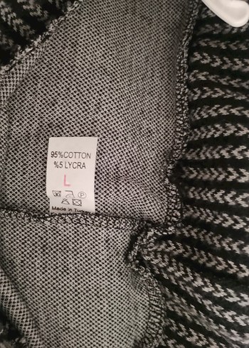 Gri Siyah Pilili Midi Mini Etek - Görsel 3