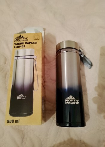 North Pacific 900 ml Vakum Kapaklı Termos - Görsel 2