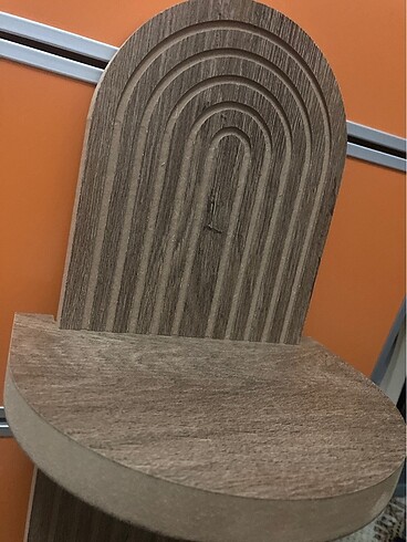  Beden kahverengi Renk Semplice Duvar rafı 70*20 Cm
