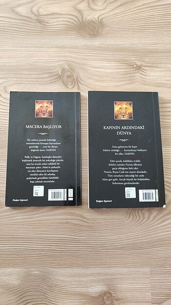  narnia günlükleri 1 ve 2. kitaplar