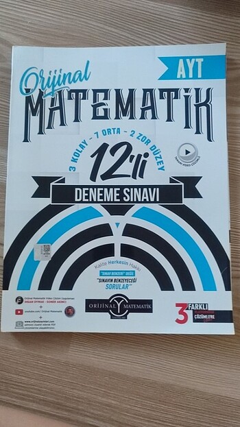 orijinal ayt matematik deneme